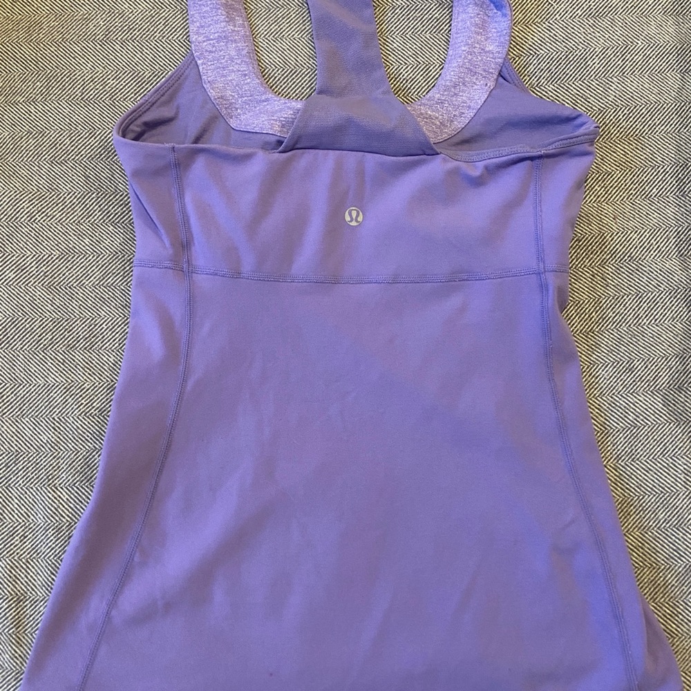 Vintage Lululemon scoop neck tank- Purple- Size 6